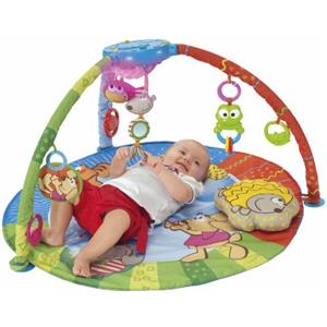 Chicco Bubble Gym Palestrina Neonato Multifunzione con Tappeto Gioco, Pannello Elettronico, Connessione MP3, 7 Pendenti, Musiche ed Effetti Luminosi, 0 Mesi