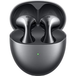 HUAWEI FreeBuds 6 Auricolari Wireless, Vestibilità aderente all'orecchio, Doppio driver True Sound, Chiamate stabili e cristalline, Open-fit ANC, 36H Durata della Batteria, IP54, iOS & Android,Nero
