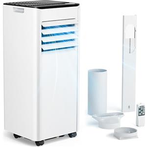 EUHOMY Condizionatore portatile 7000BTU 2,0kW(con telecomando), Climatizzatore Portatile 4-in-1 | condizionatore canalizzabile | Funzionamento silenzioso | Display LED | Copertura di 25 ㎡ | 24h-Timer