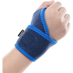 BraceUP Tutore da polso per bambini - Fascia da polso regolabile per ragazzi e ragazze (100-140 cm), protezione da polso per tutti i giorni, sport e lesioni
