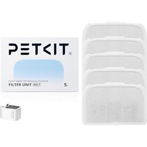 PETKIT EVERSWEET MAX Filtri, Filtri Fontanella per Gatti, 5 Pezzi Filtro per Fontana per Gatti,Carbone Attivo,Filtrazione Altamente Efficiente