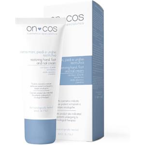 Oncos Crema Mani, Piedi e Unghie 100ml - Idratante, Protettiva e Lenitiva con Burro di Karité e Oli Naturali