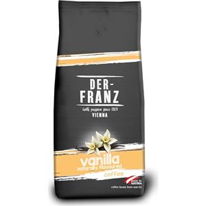 Der-Franz caffè, Aromatizzato alla Vaniglia, Caffè Miscela di Arabica e Robusta chicchi interi, 1000 g