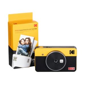 KODAK Fotocamera Istantanea Mini shot - Combo 2 Retro - Giallo - Kodak (unità vendita 1 pz.)