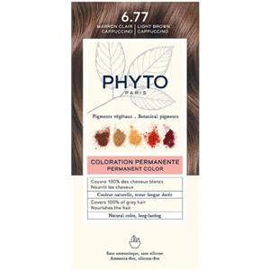 PHYTO (LABORATOIRE NATIVE IT.) Phyto Phytocolor Kit Colorazione Permanente Capelli N.6,77 Marrone Chiaro Cappuccino