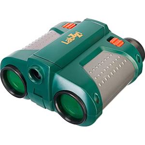 Levenhuk LabZZ NV5: Visore Notturno Binoculare per Ragazzi, Compatto e Facile da Usare con Ingrandimento 4x e Torcia a Scomparsa, Verde