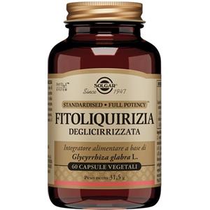 Solgar Fitoliquirizia Deglicirizzata - Integratore Digestivo in 60 Capsule Vegetali con Estratto Standardizzato di Radice di Liquirizia