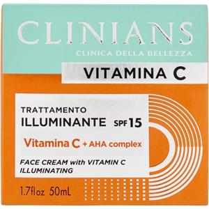 CLINIANS | Crema Viso Illuminante Vitamina C, Energizzante, Dermatologicamente Testato, Made in Italy, 50 ml