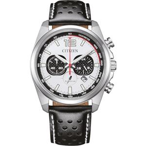 CITIZEN CA4640 Eco-Drive Solar Chrono Orologio da uomo con diametro di 41 mm in diverse varianti, Nero, cinghia