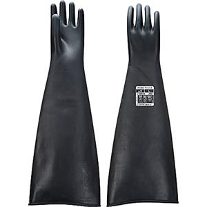Portwest Guanto in lattice pesante, 600 mm, taglia: XXL, colore: nero, A803BKRXXL