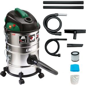 Lavor Ashley Kombo 4 in 1 - Bidone aspiratutto multifunzione - Fusto Inox 14+14 lt - 1200 W