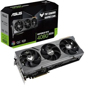 ASUS TUF Gaming NVIDIA GeForce RTX 4080 SUPER OC Edition Scheda Grafica 16 GB GDDR6X, 256 Bit, PCIe 4.0, HDMI, DisplayPort, Nero, TUF-RTX4080S-O16G-GAMING