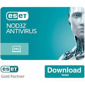 Pc Run ESET NOD32 Antivirus, 1 PC, Licenza Digitale 11 Mesi, Abbonamento Annuale, Multi-piattaforma Windows/Mac