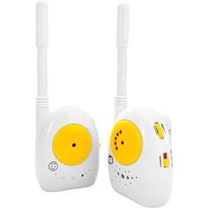 Fuhjythy Audio Baby Monitor Fili per la Sorveglianza del Bambino A Lunga Distanza e con un Suono Cristallino. Monitora la Voce del Bambino e Segnala il con Indicatori Luminosi.