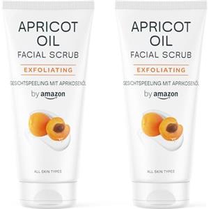by Amazon, Scrub viso all'albicocca, 2x100 ml