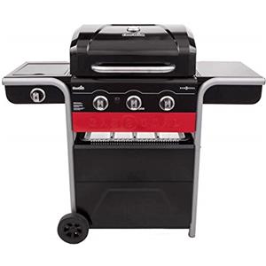 Charbroil Char-Broil Gas2Coal Hybrid Grill - Griglia per barbecue a gas e carbone a 3 fuochi, finitura nera