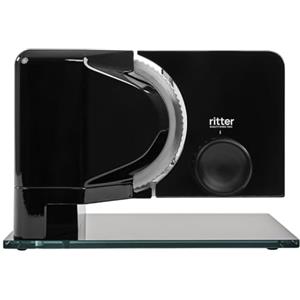 ritter affettatrice universale sono 2, affettatrice universale elettrica con motore ECO, made in Germany, nero