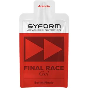 Syform Final Race Gel 50 ml Lemon Cola - Gel energetico per atleti, riduce la fatica e contrasta il lattato