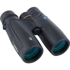 Explore Scientific National Geographic - Binocolo impermeabile 10 x 42 con prisma a tetto completamente rivestito per adulti, con imbracatura, per bird watching, caccia, escursionismo, attività all'aperto, viaggi e