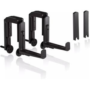 LECHUZA -Accessori Supporto da Balcone Wall Nero, 4,5 x 31 x 20 cm, per fioriera Balconera 19023