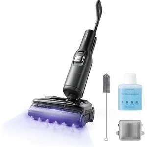 roborock F25 Ultra Aspirapolvere Lavapavimenti a Vapore Senza fili Riscaldamento a 180 °C, Lavaggio 86 °C, Asciugatura 90 °C in 5 min, Aspirazione 22 kPa, WiFi, Sistema Anti-groviglio.