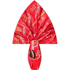Lindt LINDOR Uova di Pasqua 2026 Cioccolato al Latte, Uovo al Cioccolato al Latte con Praline LINDOR e Sorpresa, 320g