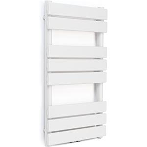 Blumfeldt Scaldasalviette Elettrico Bagno, Termoarredo Elettrico Bagno con Termostato, Radiatore ad Acqua Verticale da 355 W, Termosifone Silenzioso a Basso Consumo, Termosifone a Parete Ecologico