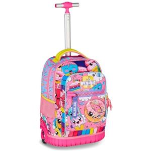 Mitama Trolley Run Extra SWEET DONUTS, 33 Lt, Doppio Scomparto, Tasche multi funzione, bambina, Scuola elementare e media, Tempo libero e viaggi