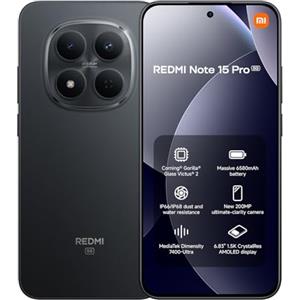 XIAOMI Redmi Note 15 Pro 5G 8+256 Black (No power adapter included)
