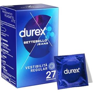 Durex Jeans Preservativi Comfort Lubrificati, 27 Profilattici