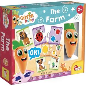Lisciani Carotina Baby Penna Parlante The Farm - Gioco Educativo Interattivo con Quiz su Animali e Colori
