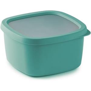 Snips, Aroma Box Contenitore Alimenti 1.5L Salva Freschezza, Impilabile, Microonde e Lavastoviglie, Box per Alimenti 17.5x17.5x10 cm, Azzurro, Made in Italy