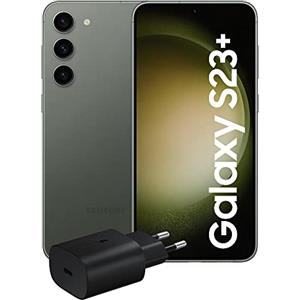 Samsung Galaxy S23+, Caricatore incluso, Smartphone Android, Display 6.6'' Dynamic AMOLED 2X, Fotocamera 50MP, RAM 8GB, 256 GB, 4.700 mAh, Green [Versione italiana]