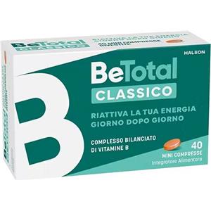 HALEON Be-Total - Integratore Alimentare con Vitamine del Gruppo B - 40 Compresse per Energia e Benessere
