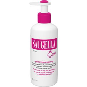Saugella Girl Detergente Intimo pH 4.5 per Bambine - 200 ml con Malva e Calendula