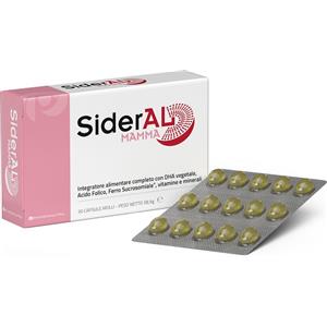 PHARMANUTRA Sideral Mamma - Integratore Alimentare con DHA e Ferro Sucrosomiale, 30 Capsule Molli
