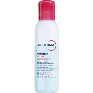 Bioderma Sensibio H2O Eye - Struccante Micellare Bifasico Waterproof 125 ml per Occhi e Labbra, Alta Tollerabilità e Azione Lenitiva