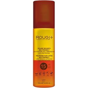 Rougj Crema Solare SPF15 100ml - Protezione Media per Viso e Corpo, Leggera e Nutriente