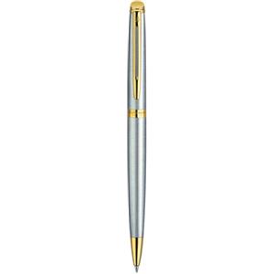 Waterman Penna a sfera Waterman Hemisphere GT inchiostro blu Waterman argento con finiture placcate in oro - S0920370