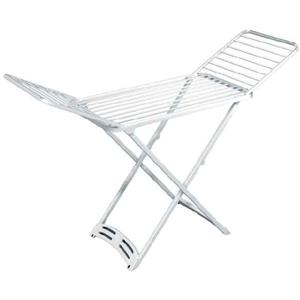 Vileda Stendibiancheria Zaffiro - Stendino a Cavalletto da Esterno, in Resina, 20m di Spazio di Stenditura, con Ruote e Funzione Richiudibile