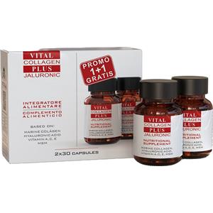 Vital Collagen Plus Jaluronic - Integratore di Collagene con Vitamina C e Ialuronato per Pelle Elastico e Idratata - Promo 1 1