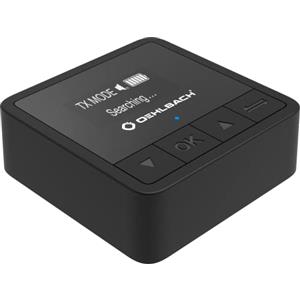 Oehlbach BTR Innovation 5.2 - Trasmettitore e ricevitore Bluetooth (trasmettitore/ricevitore) in qualità aptX, display OLED, durata della batteria 20 ore, portata 10 m, colore: Nero