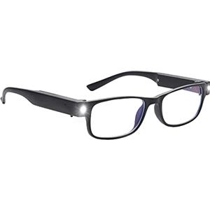 OKH Occhiali Da Lettura Rettangolari Anti Luce Blu Con Lettori Led Luminosi E Luminosi Ricaricabili Per Uomini E Donne (1pacco, +1.5)