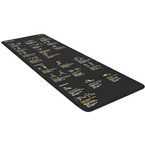 SKLZ Trainermat Sport Performance Tappetino Fitness con Esercizi, Nero