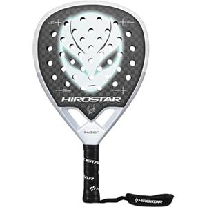 Hirostar Alien 2025 | Racchetta Padel Professionale, Forma a Diamante, 100% Carbonio | Carbonio 12K, Racchetta da Padel Con Bilanciamento Medio/Alto | Peso 365g - 380g