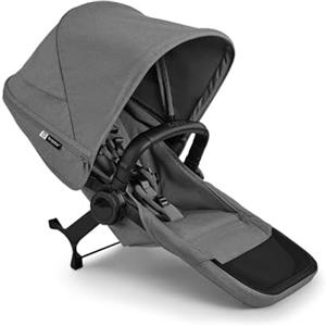 Bugaboo Donkey 6 Fratellare kit di Conversione per Carrozzina, Trasforma il Donkey 6 Singolo in un Passeggino Fratellare per Neonati e Bambini, Carrozzina Doppia con Seduta Reversibile, Moon Grey
