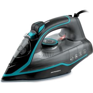 Berdsen Ferro da stiro a vapore, 2600 W, ferro da stiro 9 in 1, con suola in ceramica, serbatoio dell'acqua da 230 ml, colore verde
