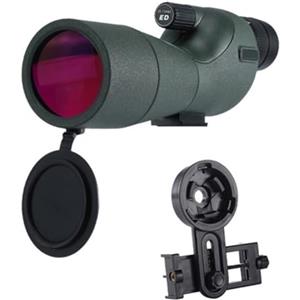 WESLNN Telescopio HD 25-75x70/60 Zoom Monoculare WatchingBird Potente Cannocchiale Impermeabile A Lungo Raggio For Le Riprese In Campeggio Turismo(25-75x60 Green A)