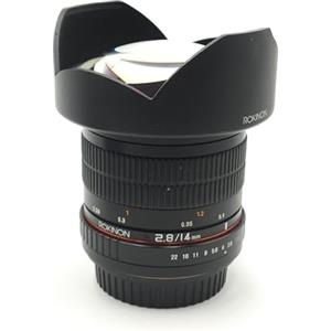 Samyang SY14M-C - Obiettivo ultra grandangolare fisso 14 mm F2.8 per Canon, nero