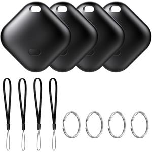 LURICO Air Tracker Tag Android, 4 PCS Smart Tag Localizzatore GPS per Android Funziona con Google Dov'è App Bluetooth Tracker Compatibile con Trova dispositivo (Solo Android) per Chiavi/Bagagli